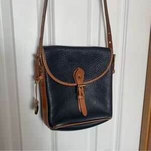 Vintage Dooney & Burke Crossbody/Shoulder Bag Black Brown
